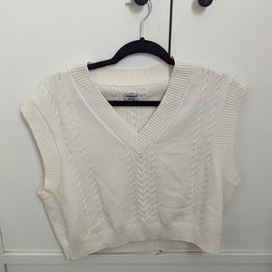 Aritzia Sunday Best Cable Knit Sweater Vest